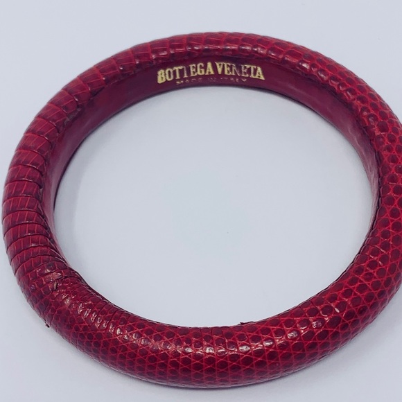 Bottega Veneta Wrapped Leather Bangle - Picture 3 of 10